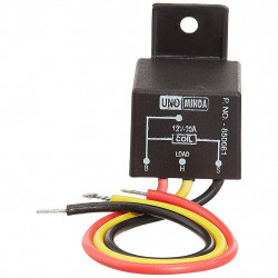 UNO MINDA 850081 Horn Relay- 12V/30A With Wire- 3 Pin (Pmp Type) Universal 