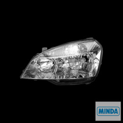 UNO MINDA HL-55008AW Head Lamp Assembly With Wire & White Lens LHS Indigo CS 