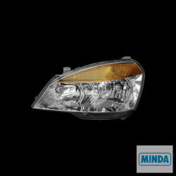 UNO MINDA HL-55008Y Head Lamp Assembly Indigo CS Yellow (LHS) 