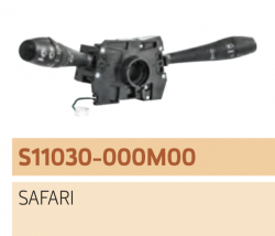 UNO MINDA S11030 Combination Switch Double Stalk (Lamp/Wiper)With Rear Wiper And Air Bag Safari 