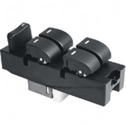 UNO MINDA S21045 Power Window Switch Driver Side (4) With Window Lock Xylo-E4/D2/E6 (Black Finish) 