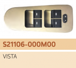Power Window Switch Driver Side Kit(4) W/O Mirror Switch Autumn Mist Finish (Golden) Indica Vista (Minda)