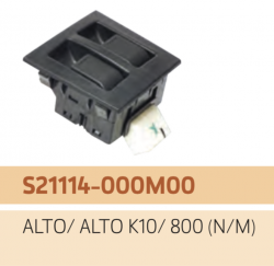 UNO MINDA S21114 Power Window Switch Driver Side Alto/Alto K-10/Alto 800 (New Model)(Black Finish) 