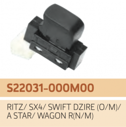 UNO MINDA S22031 Power Window Switch Single Ritz/Sx4/Swift Dzire(Old Model) Wagon R/A-Star(New Model)