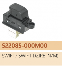 UNO MINDA S22085 Power Window Switch Single Swift / Swift Dzire New Model 