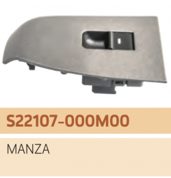 UNO MINDA S22107 Power Window Switch Single Rear Left Grey Finish Indigo Manza 