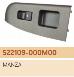 UNO MINDA S22109 Power Window Switch (Front Left)-With Pocket Indigo Manza (Grey Finish) 