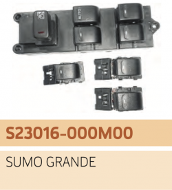 UNO MINDA S23016 Power Window Switch Kit Black Finish Sumo Grande 