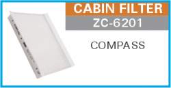 Zip ZC-6201 Cabin AC Filter Jeep Compass 