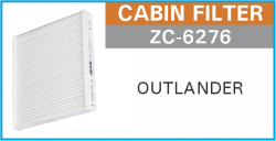 Zip ZC-6276 Cabin AC Filter Mitsubishi Outlander 