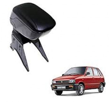 Car Armrest Console for Maruti 800 Black