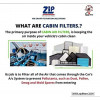 ZIP ZC-6074 Cabin AC Filter Santa Fe New Model