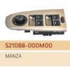 UNO MINDA S21088 Power Window Switch Driver Side (4) With Mirror Switch Window Lock-Golden Finish Indigo Manza
