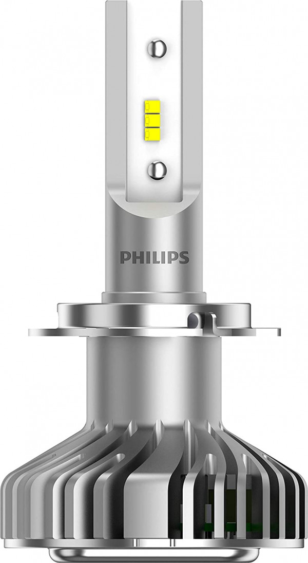 PHILIPS Ultinon LED H7 Head Light Bulb Set of 2X Bulbs 6200K +160