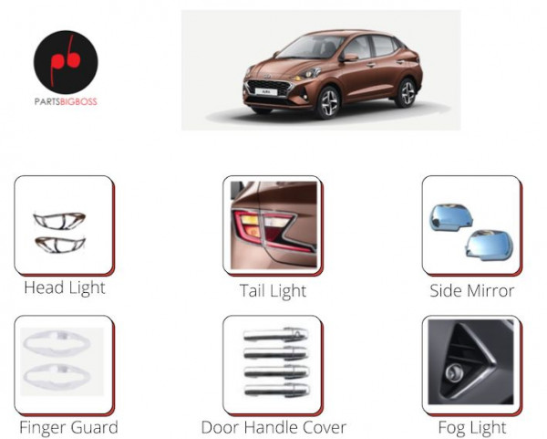 Hyundai aura spare parts price list hot sale
