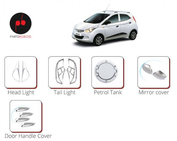 Hyundai eon on sale chrome kit