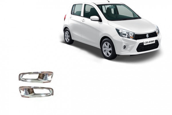 Celerio fog lamp hot sale chrome