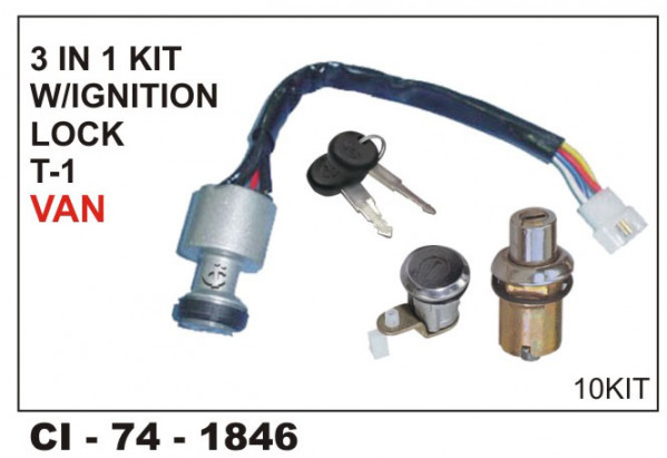 Car International 3 In 1 Family Kit W/Ignition Maruti Van