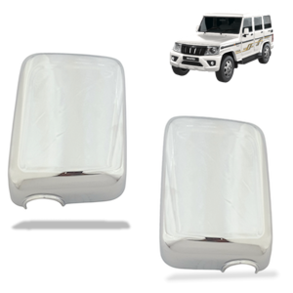EPE Side Door Mirror Cover Chrome Set of 2 Bolero Type 3 for