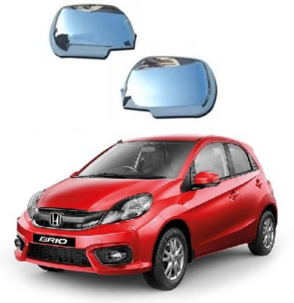 EPE Side Door Mirror Cover Chrome Set of 2 Brio for Honda Brio Parts Big Boss