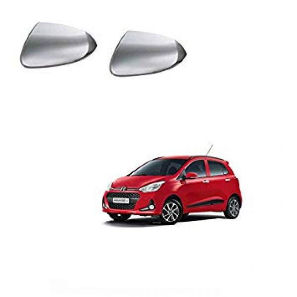 RS ENTERPRISES CARS Car Chrome Finish Mirror Cover Set of 2 For Hyundai  Grand i10 Plastic Car Mirror Cover Price in India - Buy RS ENTERPRISES CARS  Car Chrome Finish Mirror Cover