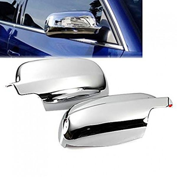 EPE Side Door Mirror Cover Chrome Set of 2 Linea for Fiat