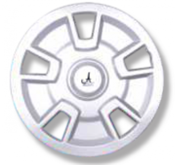 Premium Quality Car Full Wheel Cover Caps Silver 16 Inches Press Type Fitting For Sumo Grande Scorpio Set of 4