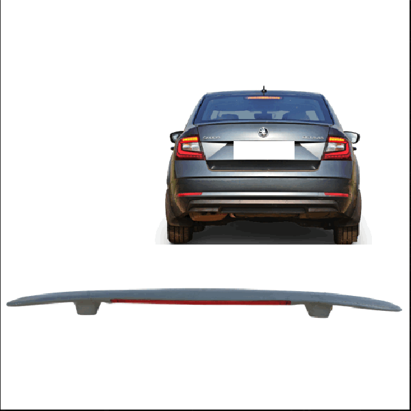 Skoda octavia rear outlet spoiler