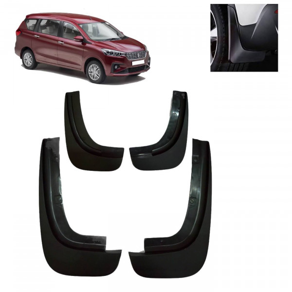 Premium Quality Non Breakable Plastic Car Mud Flaps for Ertiga New Model  (Set of 4) for Maruti Suzuki Ertiga
