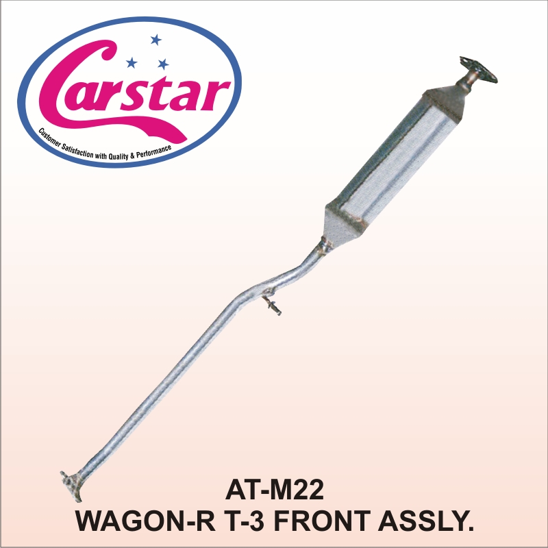 Carstar Silencer Assembly Wagon R K 10 Front for Maruti Suzuki