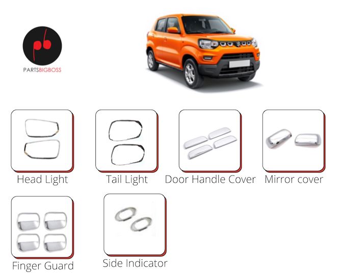 Spresso Customize Alpine Premium Chrome Accessories Combo Kit For S-Presso (Set Of 6) for ...