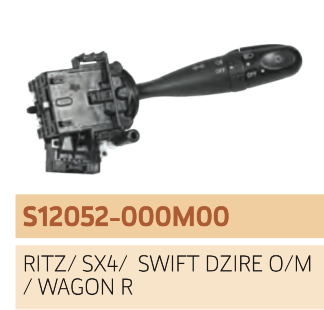 Combination Switch (Lamp & Turn) Ritz/Swift Dzire/Sx4(Old Model)/ Wagon